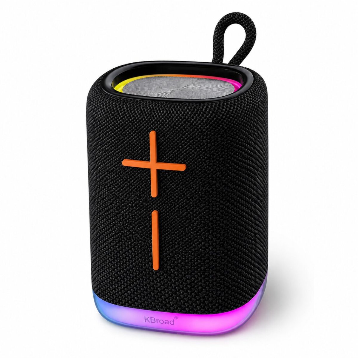 PARLANTE PORTÁTIL INALÁMBRICO CON LUZ RGB Y RADIO FM KTS-1828