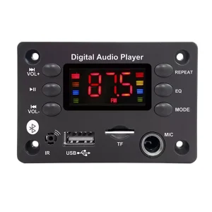 Panel Rectangular Audio Digital Bluetooth Función Fm Usb Mp3