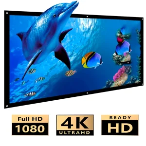Pantalla para Proyector Ecran 120 Pulgadas de Tela