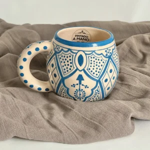 TAZA MARRAKECH AZUL COBALTO 400 ML.