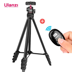 Trípode Profesional Ulanzi 138cm TT51 + Disparador Bluetooth