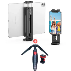 Adaptador de Tablet Celular a Trípode Ulanzi U-Pad II + Tripode