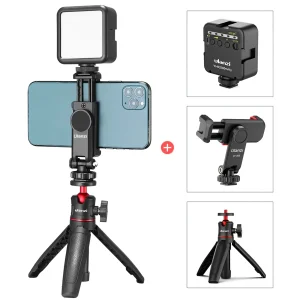 Ulanzi Kit Filmación Profesional Trípode Luminaria Adaptador