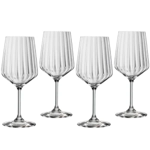 LifeStyle Red Wine Glass Set/4