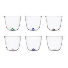 BAMBUS PARTY – green water glass