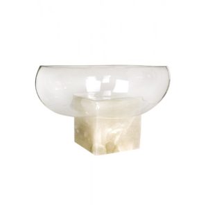 COUPE DISH CUBE GRAVITY ALABASTRO