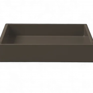 LUX Lacquer Tray 19*19*3,5 Dark Chocolate