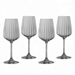 LifeStyle White Wine Glass Set/4