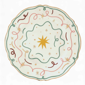 RND PLATTER CM 32.5 STAR