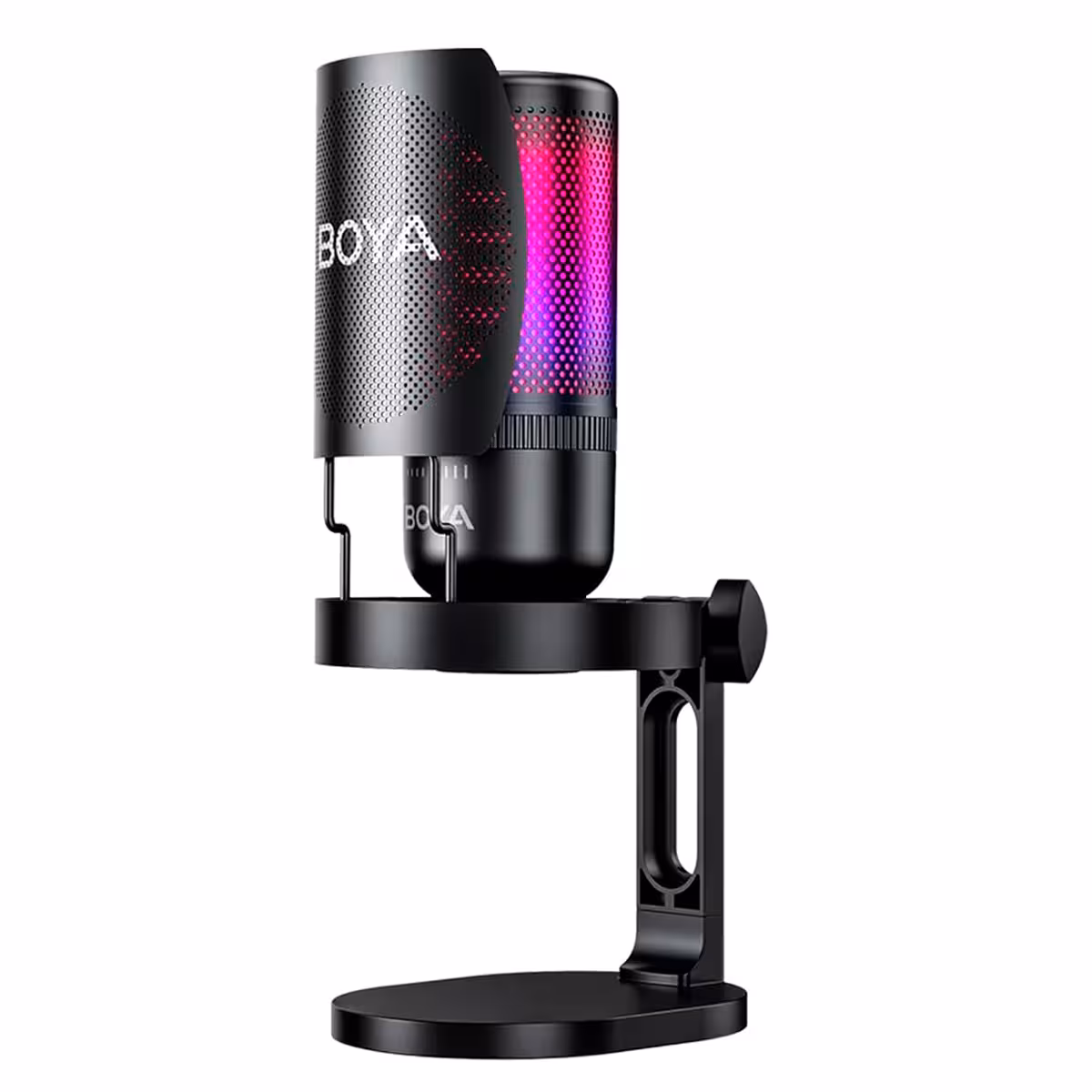 Micrófono BOYA K3-02 Condensador Audio Profesional para Streaming y Podcast