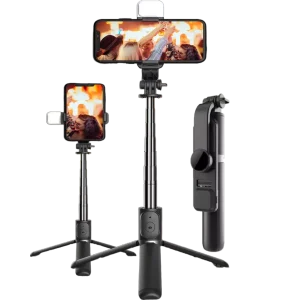Palo Selfie Stick Trípode Celulares Gopro Con Flash 360º