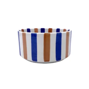 BOWL LARGE OURIKA BLUE AND GOLD