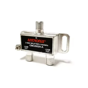 Splitter 2 Vias Rg6 Coaxial Cmc2002h-a Antronix