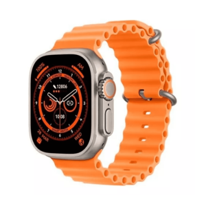 SMARTWATCH RELOJ T800 ULTRA NARANJA