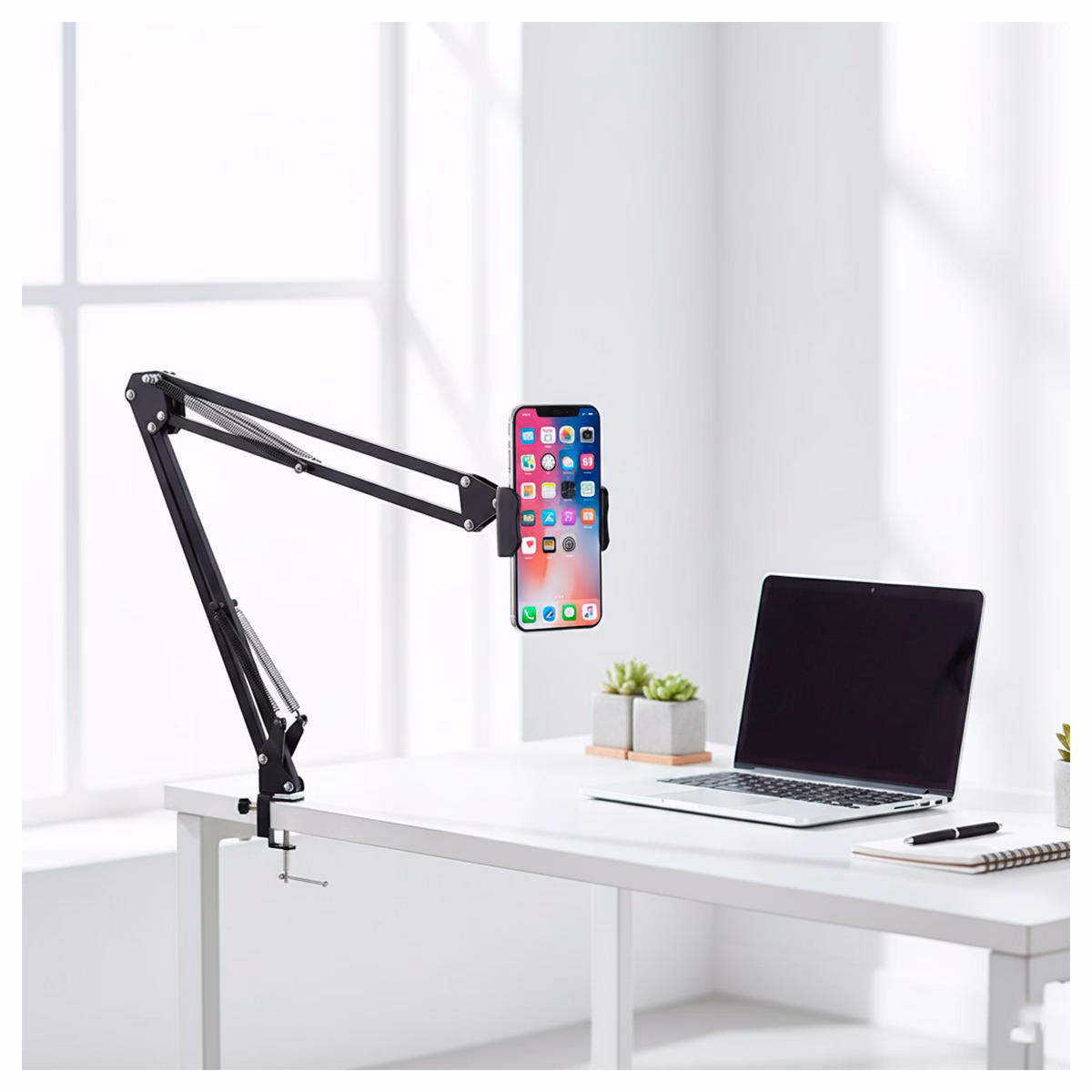 Soporte Brazo Metálico ML-E4 para Celular y Tablet