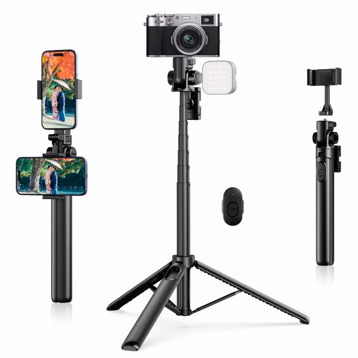 Ulanzi Trípode MT-70 159cm Control Bluetooth para Cámaras y Celulares